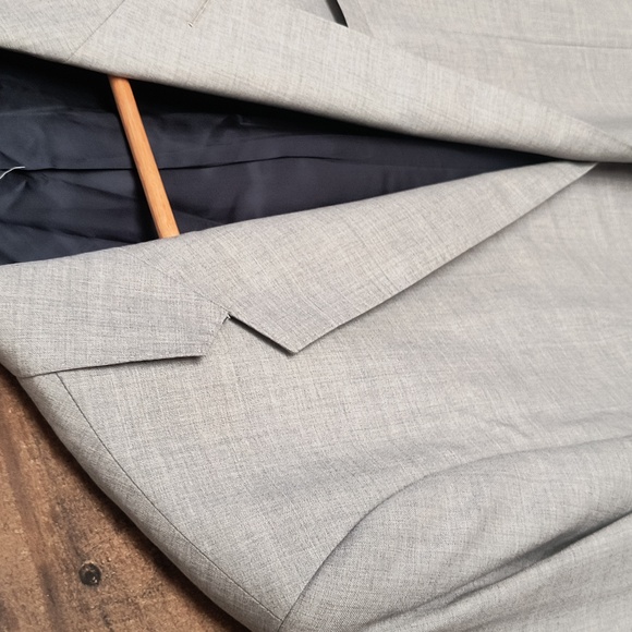 J.Crew Gray Wool Blazer Sport Coat Sz 40S Men - Picture 3 of 17